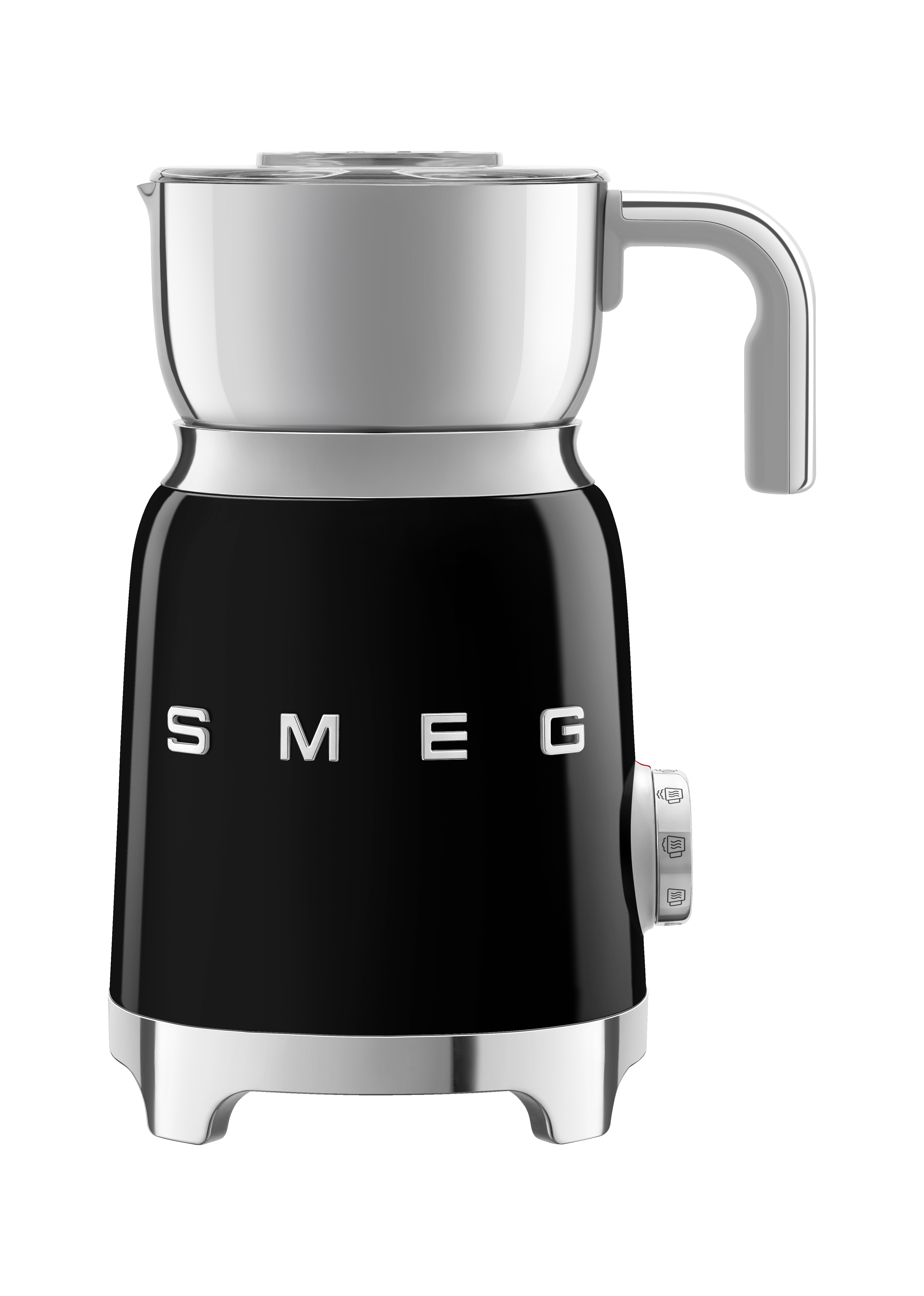 Milchschäumer: smeg Induktion-Milchaufschäumer schwarz
